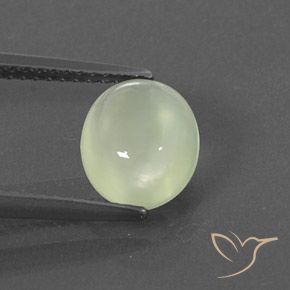 2.01ct Natural Medium Green  Prehnite, Ovalada, Transparente