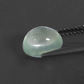 Prehnita verde natural de 2,82 ct, transparente, transparente / translúcido