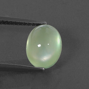 Prehnita verde natural de 2,63 ct, transparente, transparente / translúcido