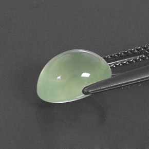 Prehnita verde natural de 2,63 ct, transparente, transparente / translúcido