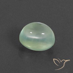 Prehnite Verde muy claro natural de 2.94 ct, Ovalada, Transparente / Translúcido