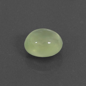 Prehnita verde natural de 0,99 ct, transparente, transparente / translúcido