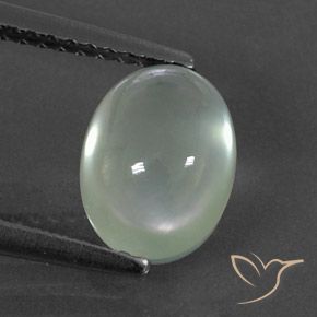 2.22ct Natural Very Light Green  Prehnite, Ovalada, Transparente / Translúcido