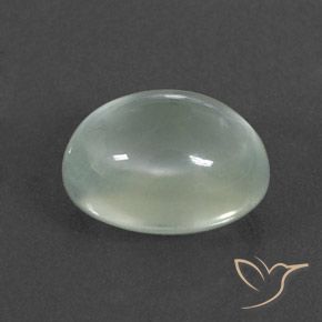 Prehnite Very Light Green  natural de 2.22 ct, Ovalada, Transparente / Translúcido