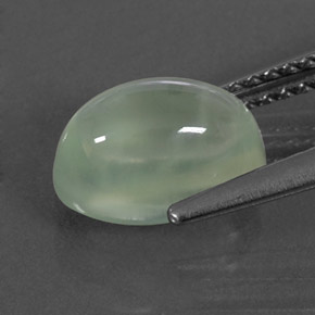 Prehnita verde natural de 2,43 ct, transparente, transparente / translúcido