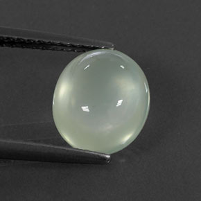 Prehnita verde natural de 2,55 ct, transparente, transparente / translúcido