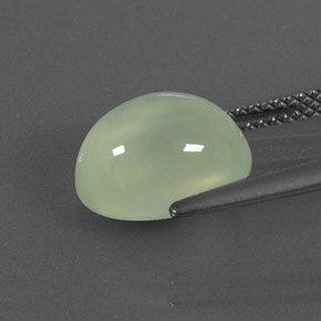 Prehnita verde natural de 5,17 ct, transparente, transparente / translúcido