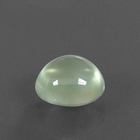 Prehnita verde natural de 4,28 ct, transparente, transparente / translúcido