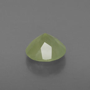 Prehnita verde natural de 1,73 ct, transparente, transparente / translúcido
