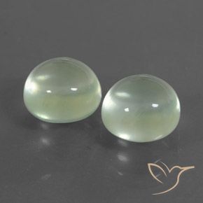Gemas de Prehnite Verde amarillo natural de 4.40 ct, Redondo, Transparente