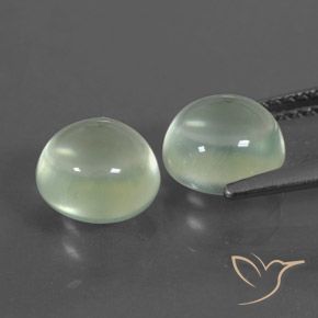 Gemas de Prehnite Verde amarillo natural de 4.40 ct, Redondo, Transparente
