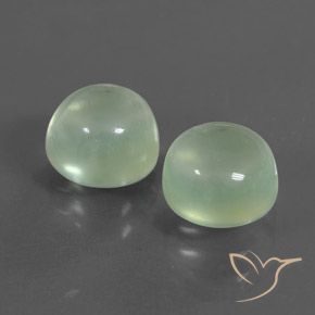 Gemas de Prehnite Verde amarillo claro natural de 4.24 ct, Redondo, Transparente