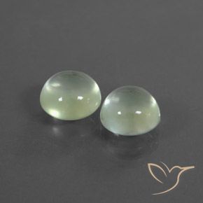Gemas de Prehnite Verde amarillo natural de 3.99 ct, Redondo, Transparente