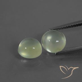 4.00ctw Natural Verde cálido Prehnite, Redondo, Transparente