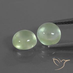 2.63ctw Natural Verde amarillento claro Prehnite, Redondo, Transparente