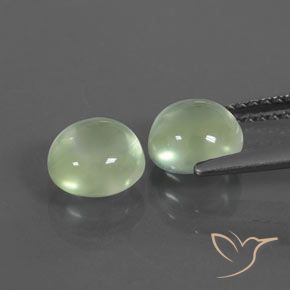 Gemas de Prehnite Verde amarillento claro natural de 2.63 ct, Redondo, Transparente