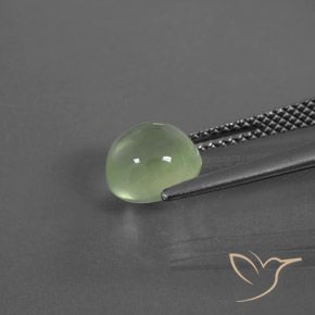 Prehnite Verde claro natural de 2.51 ct, Redondo, Transparente