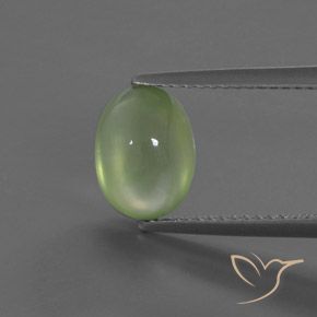 2.91ct Natural Verde lima Prehnite, Ovalada, Transparente