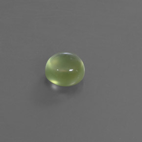 Prehnite Verde natural de 1.86 ct, Corte Redondo, Transparente
