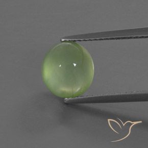 3.07ct Natural Verde lima Prehnite, Ovalada, Transparente