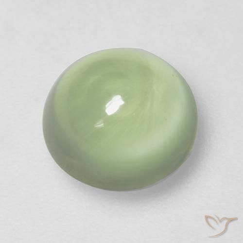 2.66ct Natural Verde claro Prehnite, Redondo, Transparente