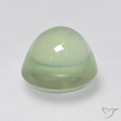 Prehnite Verde claro natural de 2.66 ct, Redondo, Transparente