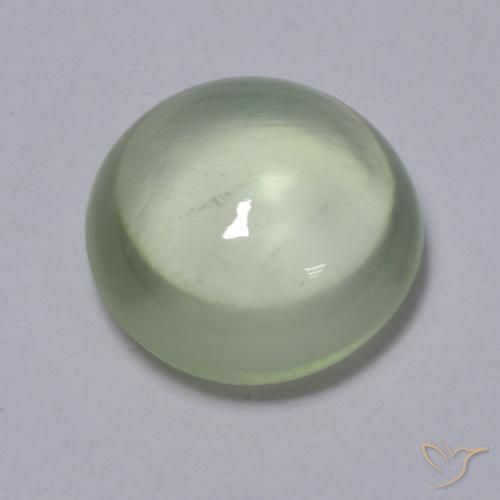 1.73ct Natural Verde muy claro Prehnite, Redondo, Transparente