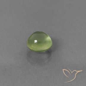 Prehnite Verde amarillo natural de 2.11 ct, Ovalada, Transparente