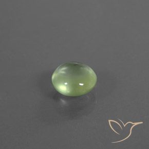 Prehnite Verde lima natural de 1.90 ct, Redondo, Transparente