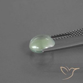 Prehnite Verde muy claro natural de 1.98 ct, Redondo, Transparente