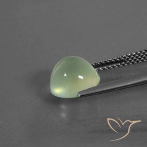 Prehnite Verde amarillo natural de 3.24 ct, Redondo, Transparente / Translúcido