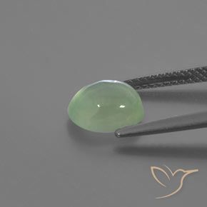 Prehnite Verde muy claro natural de 2.14 ct, Ovalada, Transparente / Translúcido