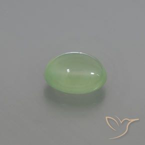 Prehnite Verde amarillo natural de 2.33 ct, Ovalada, Transparente / Translúcido