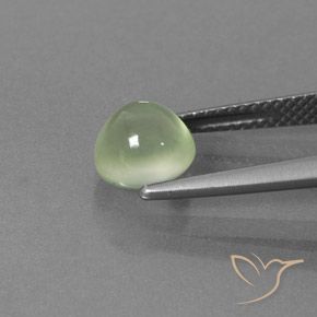 Prehnite Verde claro natural de 2.12 ct, Redondo, Transparente / Translúcido