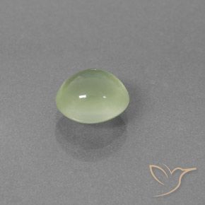 Prehnite Verde pálido natural de 2.14 ct, Ovalada, Transparente / Translúcido