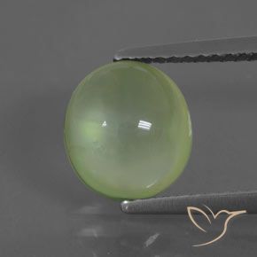 2.43ct Natural Verde lima Prehnite, Ovalada, Transparente