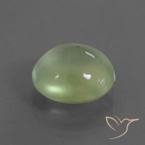 Prehnite Verde lima natural de 2.43 ct, Ovalada, Transparente
