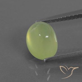 2.18ct Natural Verde lima Prehnite, Ovalada, Transparente / Translúcido