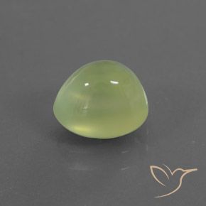 Prehnite Verde lima natural de 2.18 ct, Ovalada, Transparente / Translúcido