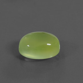 Prehnite Verde amarillo natural de 5.82 ct, Transparente, Transparente / Translúcido