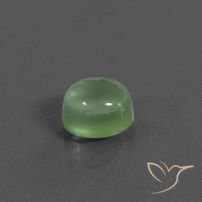 Prehnite Verde amarillento natural de 2.41 ct, Ovalada, Transparente / Translúcido