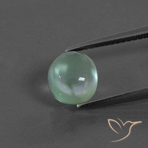 2.30ct Natural Verde menta Prehnite, Ovalada, Transparente