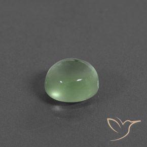 Prehnite Verde claro natural de 2.46 ct, Ovalada, Transparente