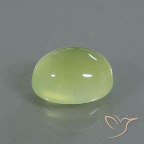 Prehnite Amarillo claro natural de 2.74 ct, Ovalada, Transparente / Translúcido