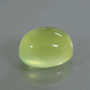 Prehnita verde natural de 3,53 ct, transparente, transparente / translúcido
