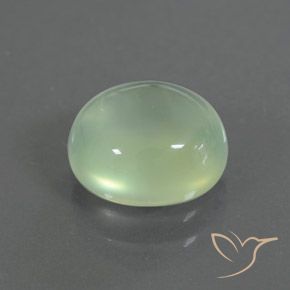 Prehnite Verde amarillo natural de 2.63 ct, Ovalada, Transparente / Translúcido