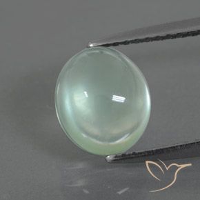 2.69ct Natural Verde muy claro Prehnite, Ovalada, Transparente