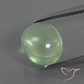 2.25ct Natural Verde claro Prehnite, Ovalada, Transparente