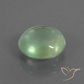 Prehnite Verde claro natural de 2.25 ct, Ovalada, Transparente