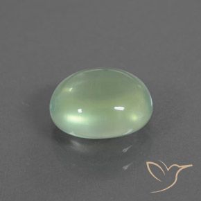 Prehnite Verde amarillo claro natural de 1.82 ct, Ovalada, Transparente